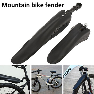 

1 Set Fashionable Mountain Bike Mudguard Black Mountain bike fender