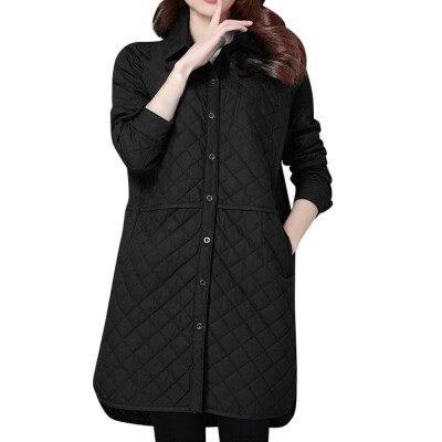 

Toponeto Fashion Slim Womens Long Sleeve Plaid Coat Jacket Outwear Cardigan Coat