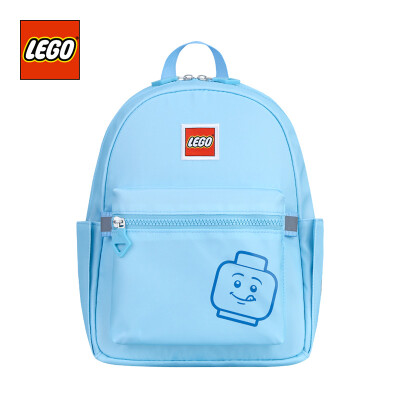 

LEGO LEGO childrens school bag lightweight backpack 3-5 years old backpack fresh macarons color parent-child package small version men&women blue 20129