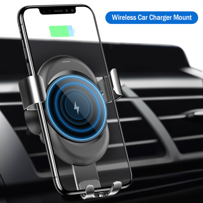 

Fast Wireless Car Charger Mount Wireless Charger Car Phone Holder Charging Pad