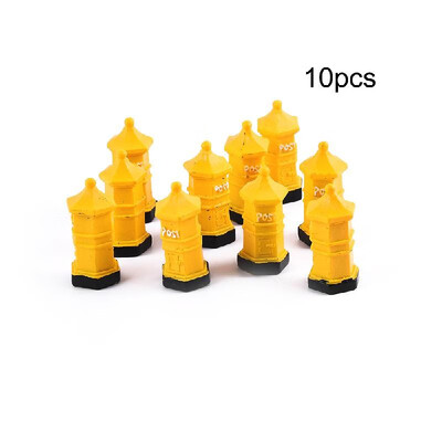 

10pcsset Mini Small Mailbox Fairy Garden Resin DIY Craft Ornaments Miniature Landscape Model Home Decoration Photography Props Ch