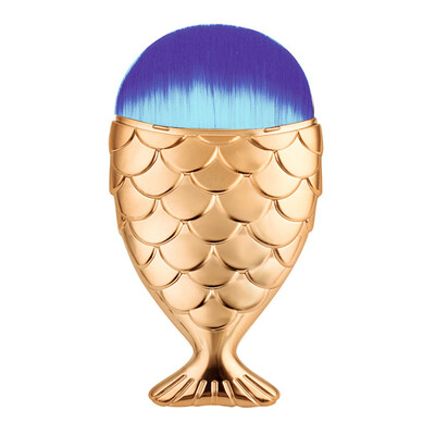 

〖Follure〗Fish Scale Makeup Brush Fishtail Bottom Brush Powder Blush Makeup Cosmetic Brush