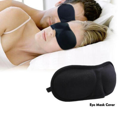 

Unisex 3D Eye Mask Padded Sleep Travel Shade Cover Rest Relax Sleeping Blindfold