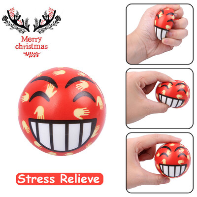 

Siaonvr Lovely Christmas Present Happy Ball Elasticity Rising Kids Squeeze Toys