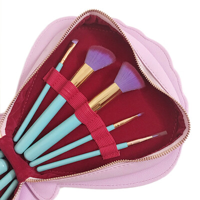 

〖Follure〗10Pcs Fashion Makeup Brush With A Shell-Style Package Set