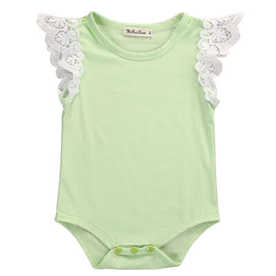 

SUNSIOM Newborn Infant Baby Girls Lace Romper Bodysuit Jumpsuit Outfits Sunsuit Clothes