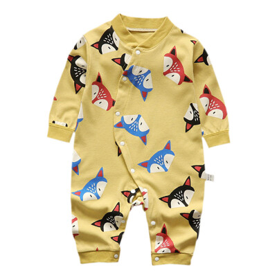 

Cartoon Autumn Baby Rompers Newborn Infant Clothes For Girls Boys Long Sleeve Jumpsuit Baby Clothing Boy Romper Kids Outfits