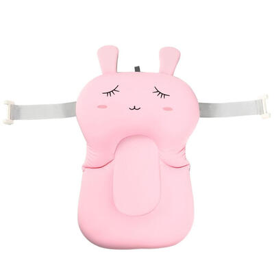 

Cartoon Portable Baby Non-Slip Bath Tub Newborn Air Cushion Bed Shower Pad