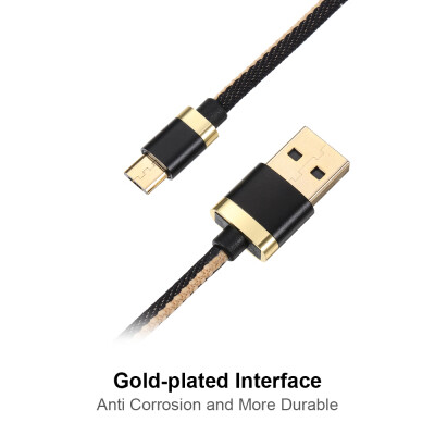 

USB Micro USB Demin Braided Cable Charger Cable Data Transmission 1m for Samsung Xiaomi USB Data Cable Android Micro USB Cable