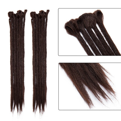 

Dreadlock Extension Ombre For Hip-Hop Synthetic Heat Resistant Crochet Braiding Hair Handmade Extension Twist Braiding For Women