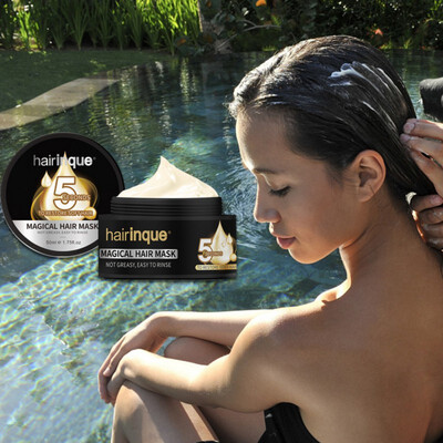 

50ml Hair Scalp Treatment Hair Mask Moisturizing Nourishing 5 Seconds Repairs Hair Damage Restore Soft Hair Care Mask