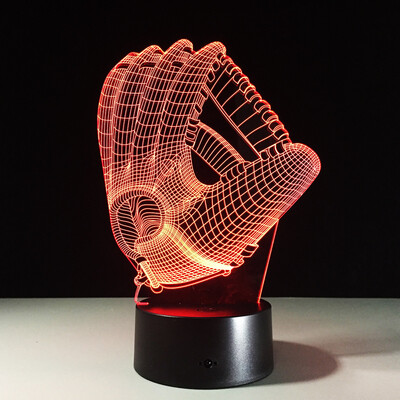 

Yeduo 3D Hologram Illusion Palm Night Light LED Color-changing Atmosphere Lamp with USB Charger