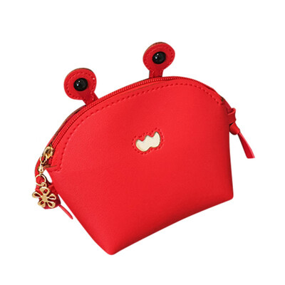 

Women 2019 Hot Mini Crab Zipper Cross-body Handbag Fashion Girls Kids PU Shoulder Messenger Bag