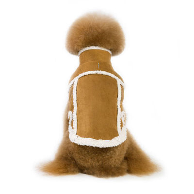 

dog clothes winter Cotton Blend Suede Fabric Dog Clothes Winter Warm clothing For dog coats jackets winter Pet Dog Coat