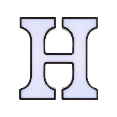 

White Environment Friendly Energy Saving Lastics Letter-Shape Lamp Home Club Outdoor Indoor Party Weeding Decoration