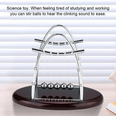 

Greensen Newtons Cradle Balance Steel Balls Physics Science Pendulum Ornaments Toy Desk