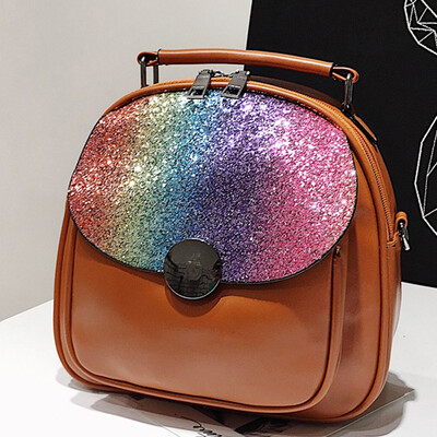 

Tailored Fashion Women Sequined Shoulder Bag Messenger Bag Travel Bag Student Bag
