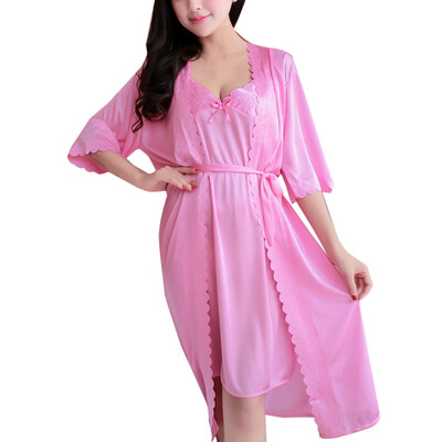 

Toponeto Womens Sexy Ice Silk Temptation Lingerie Sleepwear Pajamas Underwear Nightdress