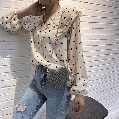 

Tailored Womens Summer Girl Peach Heart Chain bag Rivet Single Shoulder Messenger Bags