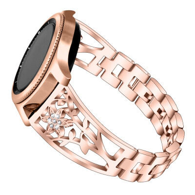 

ECSEM Bling Stainless Steel Watch Bands 20mm 22mm Quick Release Metal Wristbands Accessories for Men Women