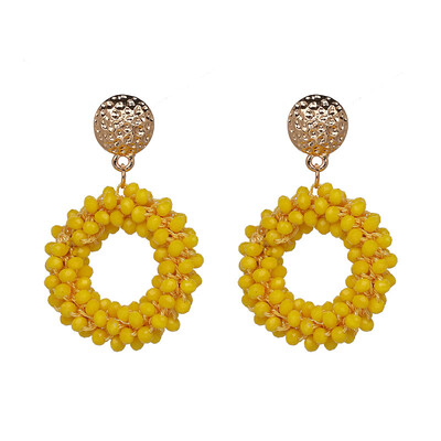 

11 Colors good quality beads earring Jewelry Gorgeous Resin Handmade Beads New statement fashion Drop Earrings for women