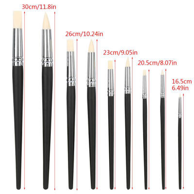

Greensen 9pcs Clay Sculpting Tool Set Rubber Head Sculpture Tools Shapers Accessory