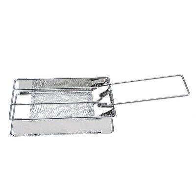 

Stainless Steel Camp Stove Toaster Outdoor Camping Hiking Picnic Bread Toaster