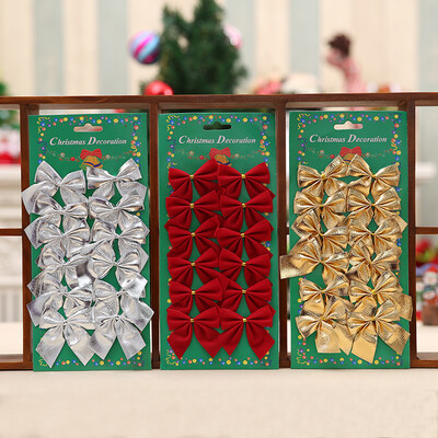 

36x Bow Christmas Tree Bowknot Party Home Wedding Decor
