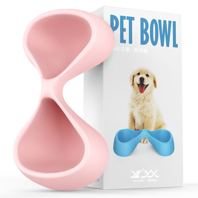

British impression dog bowl dog bowl cat bowl cat food bowl cat pot pet feeding drinking water drinking rice bowl pet dog rabbit supplies small medium&large dog food utensils water butterfly type pink