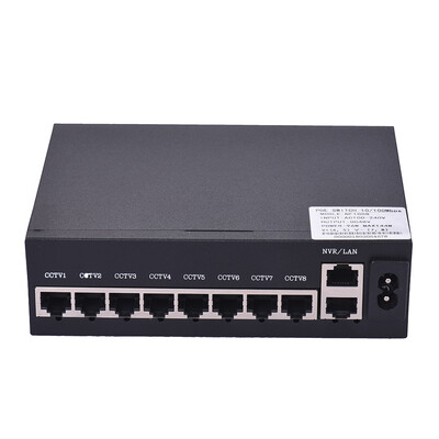 

NF1008 POE Switch 8 Ethernet Port 2 Uplink Ethernet Port 16Gbps IEEE 8023at Power Over Ethernet 10100Mbps Switch Power Adapter