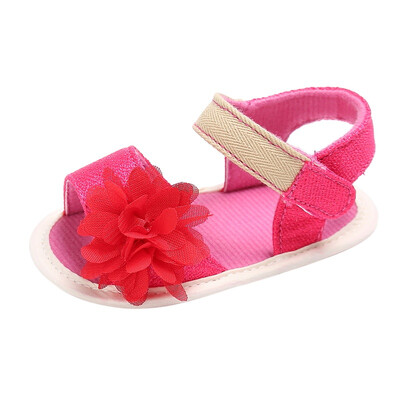 

0-18 Month Cute Baby Soft Shoes Toddler Flower Hook First Walkers Infant Girls Fashion Crib Princess Shoes