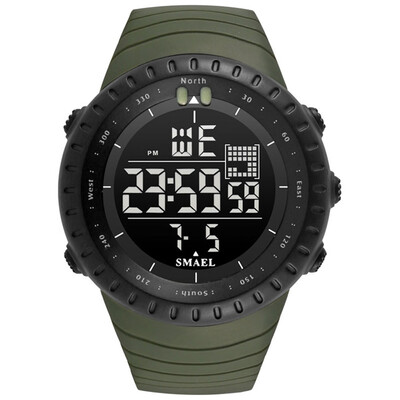 

SMAEL 1237 Fashion Multi-function Silicone Band Sport LED Watch