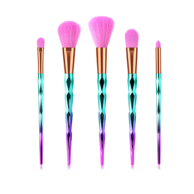 

〖Follure〗5PCS Wooden Foundation Cosmetic Eyebrow Eyeshadow Brush Makeup Brush Sets Tools