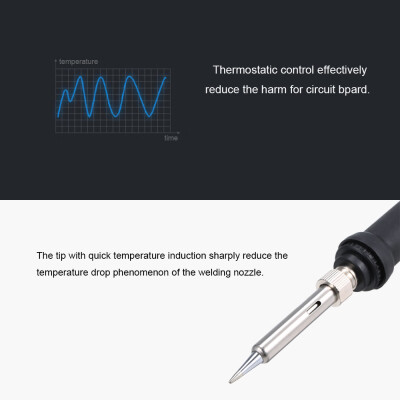 

PX-988 Digital Soldering Iron Backlight LCD Digital Thermostat Lead-free Electric Soldering Station EU Plug