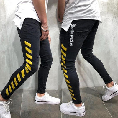 

Men&39s Stretchy Slim Fit Denim Pants Casual Long Straight Trousers Skinny Jeans -XXXL