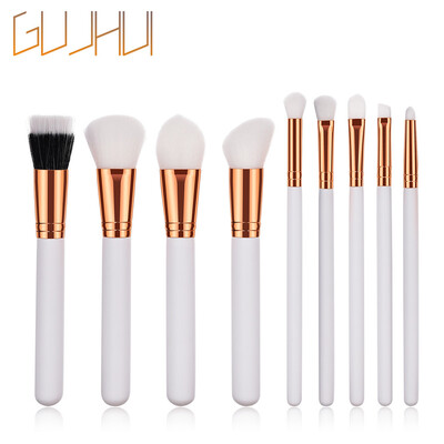 

Toponeto 9pcs Pro Makeup Brushes Set Foundation Powder Eyeshadow Eyeliner Lip Brush Tool