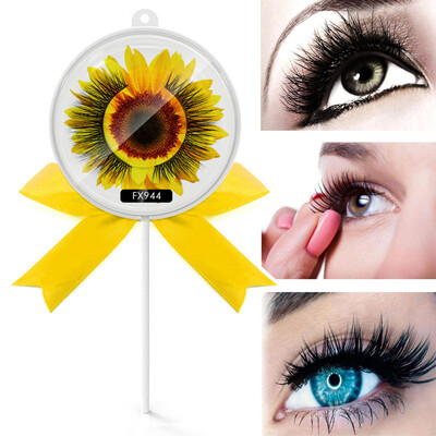 

〖Follure〗Lollipop 1 Pair 3D False Lashes Fluffy Strip Eyelashes Long Natural Party Makeup