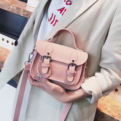 

Net red fashion messenger bag retro handbag female bag new 2019 contrast color Messenger bag wild ins small square bag