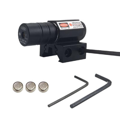 

Powerful Mini Red Dot Collimator Sight Scope Weaver Mount Set 11mm