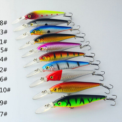 

VISSEN 10PCSLOT 105g 11cm Fishing Tackle Fishing Lure Minnow Crankbait Hard Bait Tight Wobblers Jerkbait