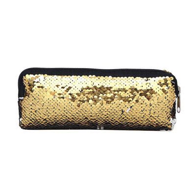 

Fish Scale Sequins Cosmetic Bags Women Makeup Pouch Students Pencil Case