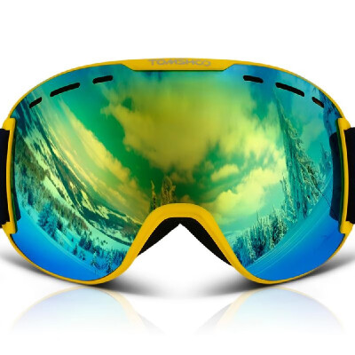 

TOMSHOO OTG Ski Goggles Winter Snow Sports Snowboard Goggles Ventilated Anti-fog 100 UV400 Protection Spherical Dual Lens Detacha