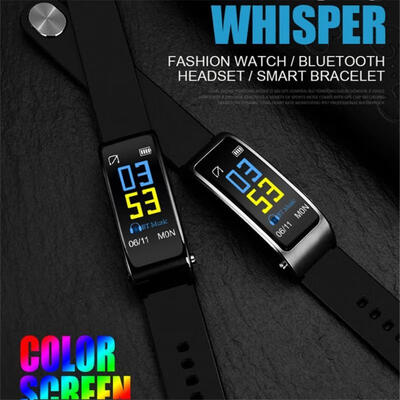

Color Screen Smart Bracelet Heart Rate Monitor Alarm Clock Bluetooth Sport Smartband