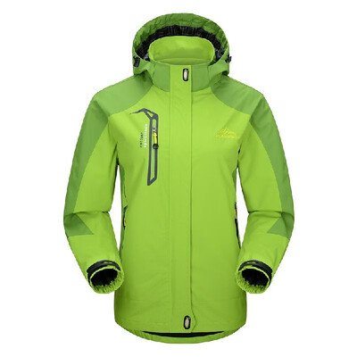 

Lixada Waterproof Jacket Windproof Raincoat Sportswear Outdoor Hiking Traveling Cycling Sports Detachable Hooded Coat for Women