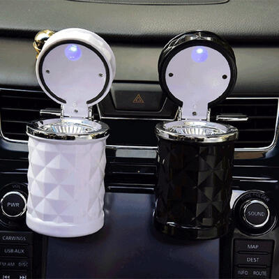 

Portable Fashion Car Led Cup Travel Holder Ashtray Cigarette Smoke Remover Car Acessories