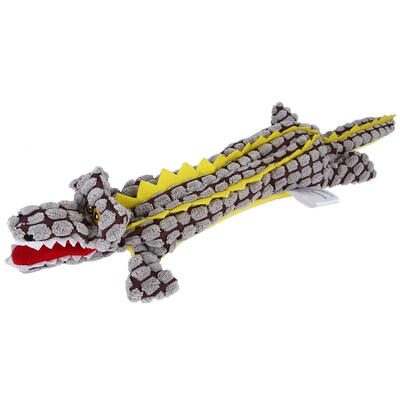 

Pet Dog Toy Bite Resistance Squeak Crocodile Molar Cleaning Training Toys