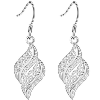 

Elegant Women Hollow Geometric Shape Hook Earrings Party Club Jewelry Charm