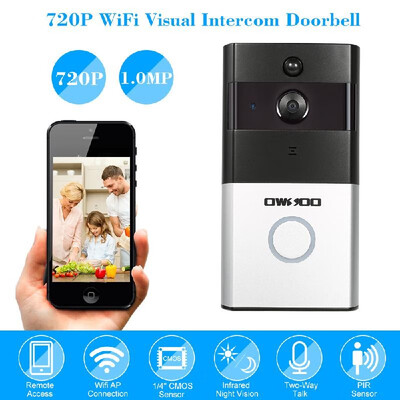 

Romacci OWSOO 720P WiFi Visual Intercom Door Phone Support Infrared Night View PIR Android IOS APP Remote Control for Door Entry A
