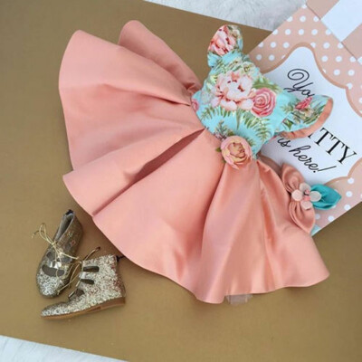 

Princess Kids Baby Girl Clothes Party Pageant Wedding Bridesmaid Tutu Dresses