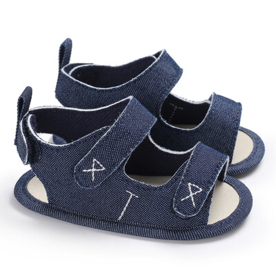 

Summer Newborn Infant Toddler Baby Boys Shoes Soft Sole First Walker Canvas Crib Footwear Solid Handsome Prewalkers
